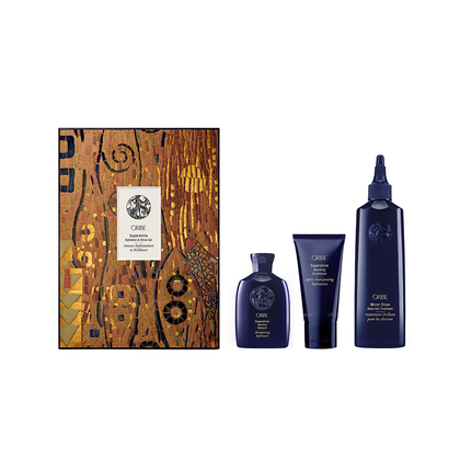 Oribe Supershine Hydration & Shine Gift Set ( Supershine Shampoo 75ml, Conditioner 50ml & Mirror Rinse 175ml)
