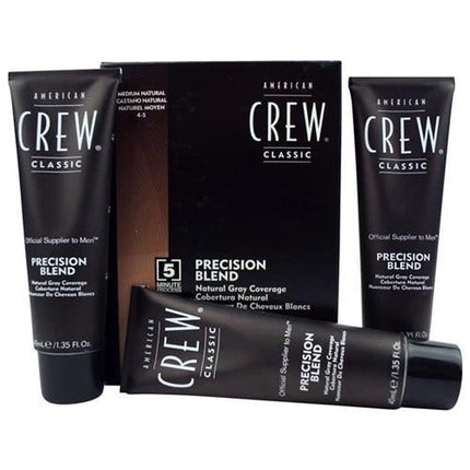 American Crew Precision Blend Hair Colour For Men 4 - 5 Medium Natural - shop.rawhair