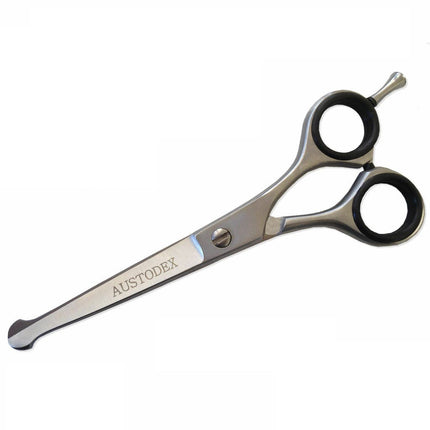 AUSTODEX Pet CURVED BALL TIP SAFETY SCISSORS - Professional Dog Grooming Hair Cutting *Choose size - shop.rawhair