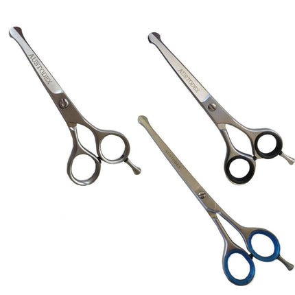 AUSTODEX Pet CURVED BALL TIP SAFETY SCISSORS - Professional Dog Grooming Hair Cutting *Choose size - shop.rawhair