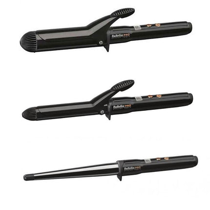 Babyliss PRO Aspire Titanium Ceramic Curling Tong * Choose Size - shop.rawhair