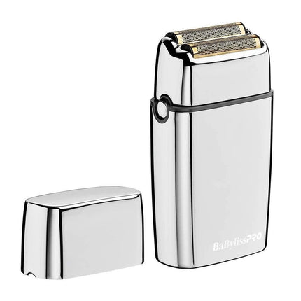 Babyliss Pro FoilFX Metal Double Foil Shaver - Silver - shop.rawhair