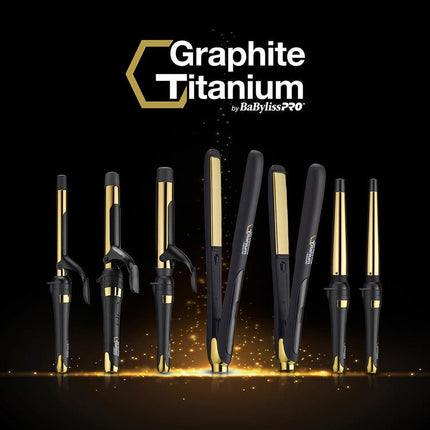 Babyliss Pro Graphite Titanium Ionic Hair Straightener 1" (25mm) - shop.rawhair