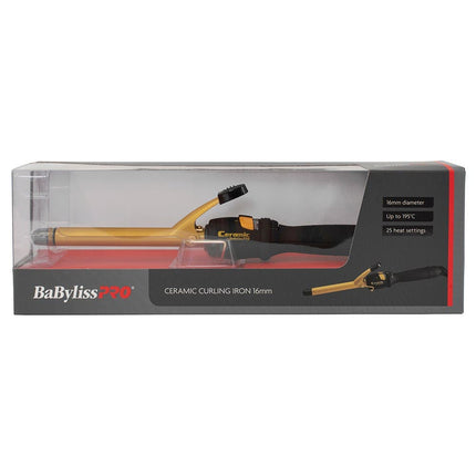 BaBylissPRO Gold Ceramic Curling Iron *choose size - shop.rawhair
