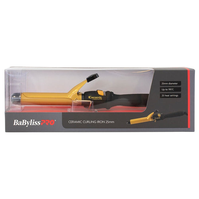 BaBylissPRO Gold Ceramic Curling Iron *choose size - shop.rawhair