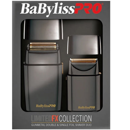 BaBylissPRO LimitedFX Gunmetal Single & Double Foil Shaver - shop.rawhair