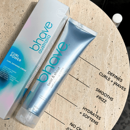 Bhave Curl Power (Twist & Shout) Curl Defining Creme 145ml - shop.rawhair