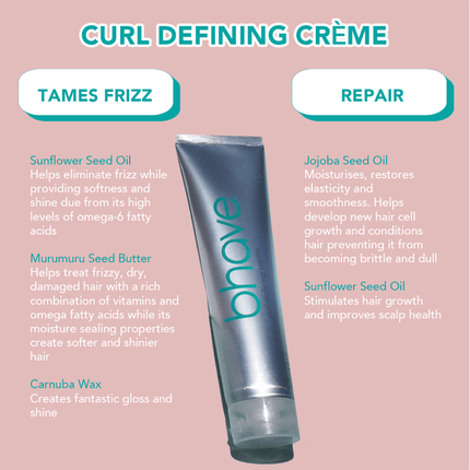 Bhave Curl Power (Twist & Shout) Curl Defining Creme 145ml - shop.rawhair