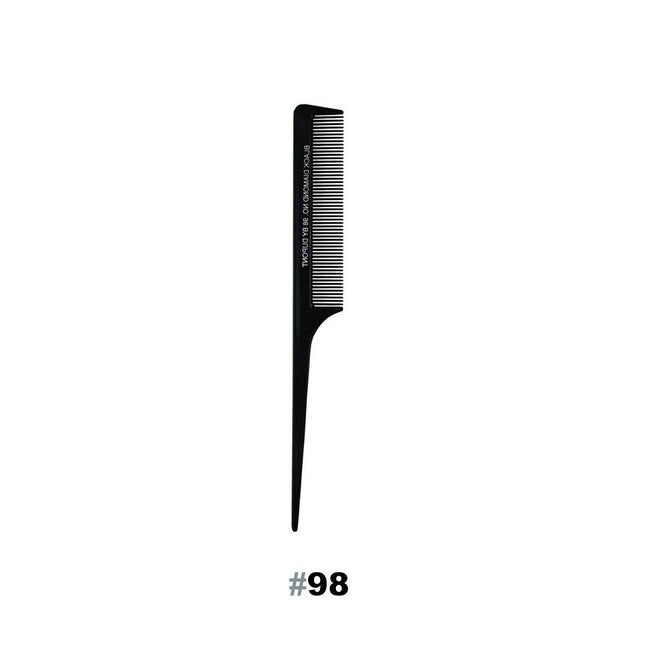 BLACK DIAMOND 98 Plastic Tail Comb 8 - shop.rawhair