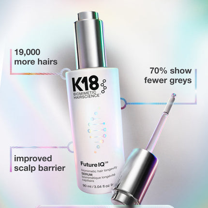 K18 FutureIQ biomimetic hair longevity serum 90ml