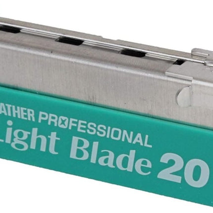 Feather Artist Club SS Folding Razor, Injector Blades Replacement LIGHT Blade Dispenser (20 blades) PL - 20 - shop.rawhair