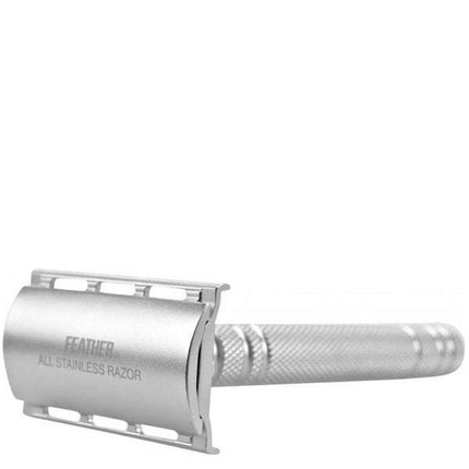 Feather AS - D2 Stainless Steel Safety Razor - Made in Japan - shop.rawhair