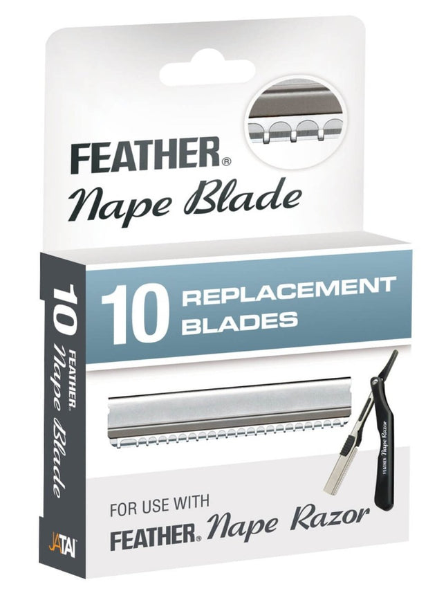 Feather Nape Razor Replacement Blades 10pk F1 - 30 - 300 - shop.rawhair