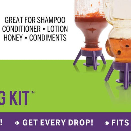 Flip - It! Bottle Emptying Deluxe Kit 6 x Reuseable Systems - shop.rawhair