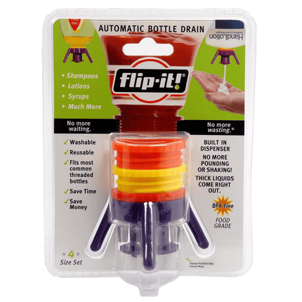 Flip - it Dispenser Cap System - Save Time & Save Money NO MORE WASTE - shop.rawhair