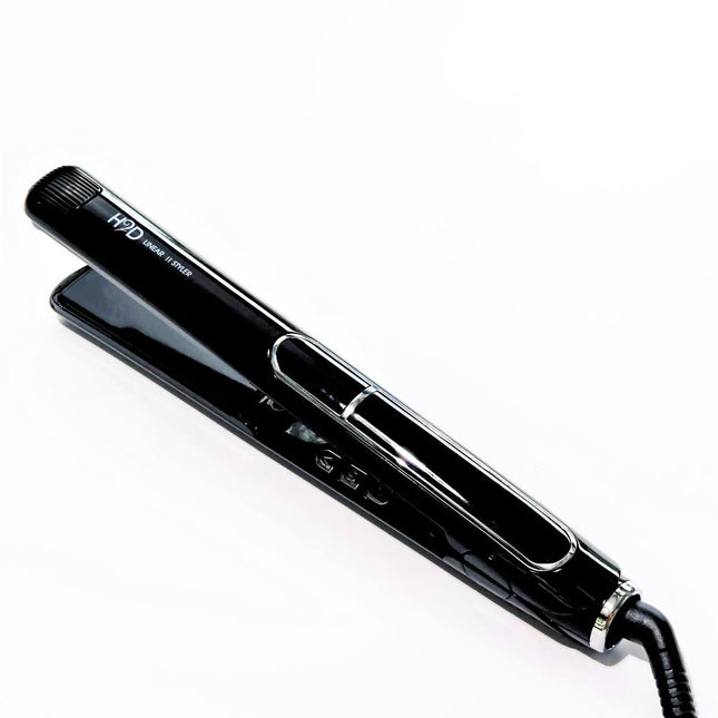 H2D Linear II Black Gloss Hair Straightener - shop.rawhair
