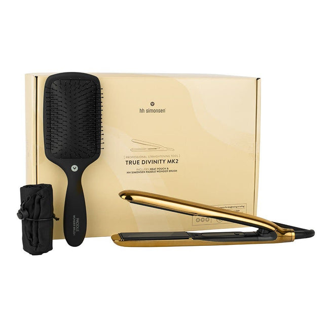 hh Simonsen True Divinity MK2 Hair Straightener - Golden Delight - shop.rawhair