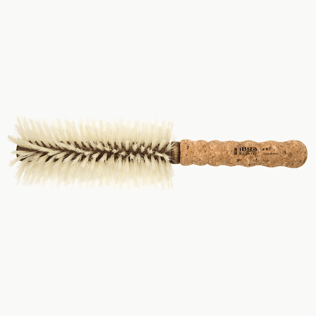 iBiza Hair Brush B Series - Blonde Boar Bristles B7 70mm - shop.rawhair