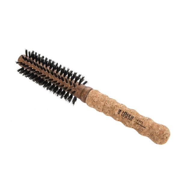 iBiza Hair Brush EX Series - Extended Cork Handle EX2 40mm - shop.rawhair