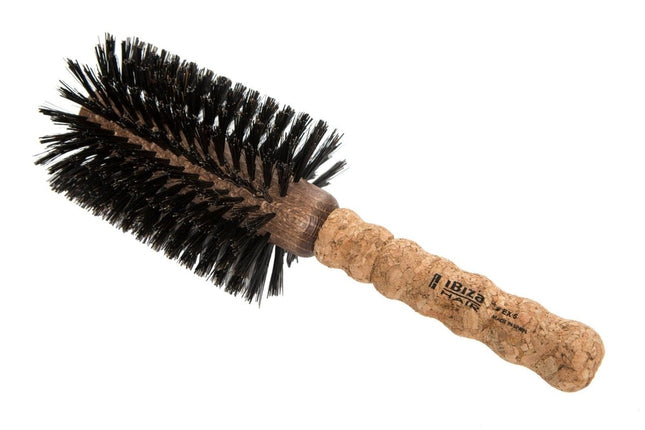 iBiza Hair Brush EX Series - Extended Cork Handle EX5 80mm - shop.rawhair