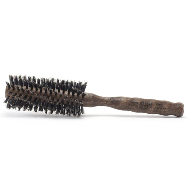 iBiza Hair Brush H Series, Hardwood Handle Swirled Bristles - H1 45mm - shop.rawhair