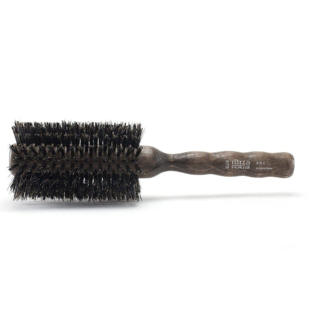 iBiza Hair Brush H Series, Hardwood Handle Uniform Bristles - H4 65mm - shop.rawhair