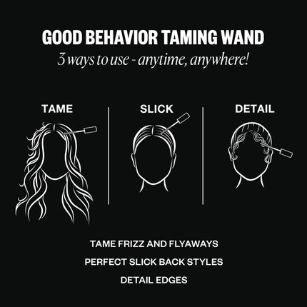 IGK GOOD BEHAVIOR Frizz and Flyaway Taming Wand - shop.rawhair