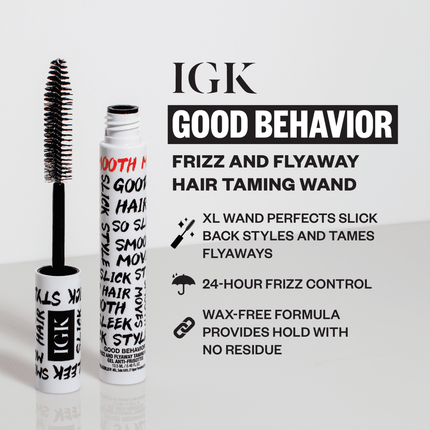 IGK GOOD BEHAVIOR Frizz and Flyaway Taming Wand - shop.rawhair