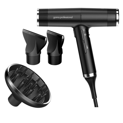 IQ Gama Professional Perfetto Intelligent Hair Dryer - Black - shop.rawhair