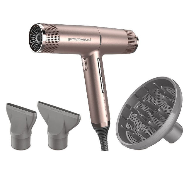 IQ Gama Professional Perfetto Intelligent Hair Dryer - Rose Gold - shop.rawhair