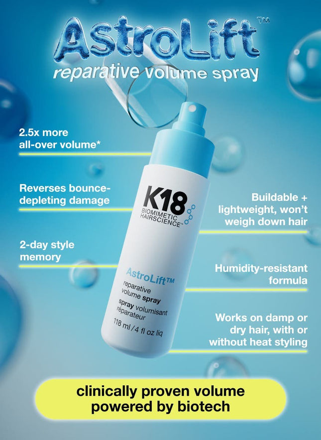 K18 AstroLift reparative volume spray 118ml - shop.rawhair