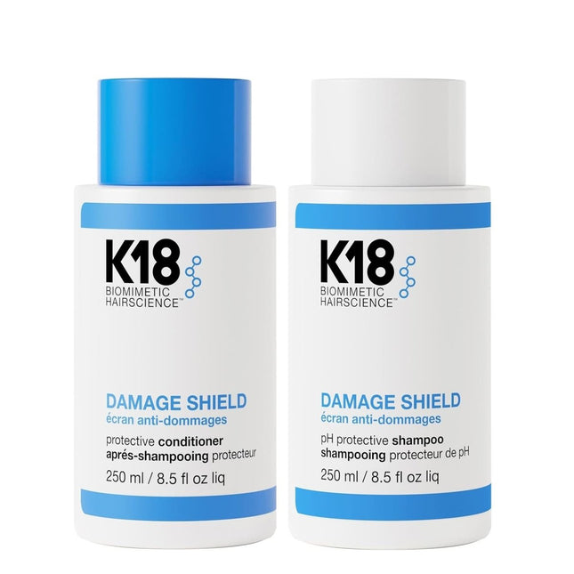 K18 Damage Shield Shampoo and Conditioner 250ml Duo - shop.rawhair