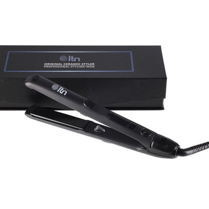 LTN Original Hair Straightener 1" 25mm + Heat - Resistant Roll Mat Bag | Pro Styler by Anthony Nader | Adjustable Temp, Travel - Ready - shop.rawhair