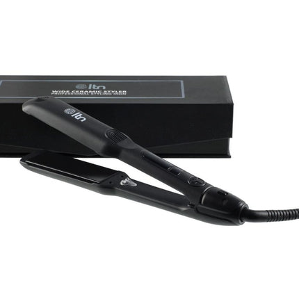 LTN Wide Hair Straightener 1.5" 32mm + Heat - Resistant Roll Mat Bag | Pro Styler by Anthony Nader | Adjustable Temp, Travel - Ready - shop.rawhair