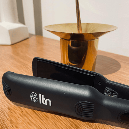 LTN Wide Hair Straightener 1.5" 32mm + Heat - Resistant Roll Mat Bag | Pro Styler by Anthony Nader | Adjustable Temp, Travel - Ready - shop.rawhair