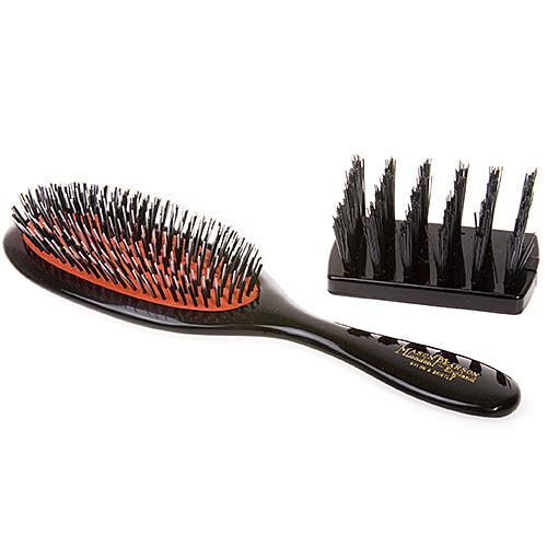 Mason Pearson Bristle & Nylon - Handy Dark Ruby/Black BN3 - shop.rawhair