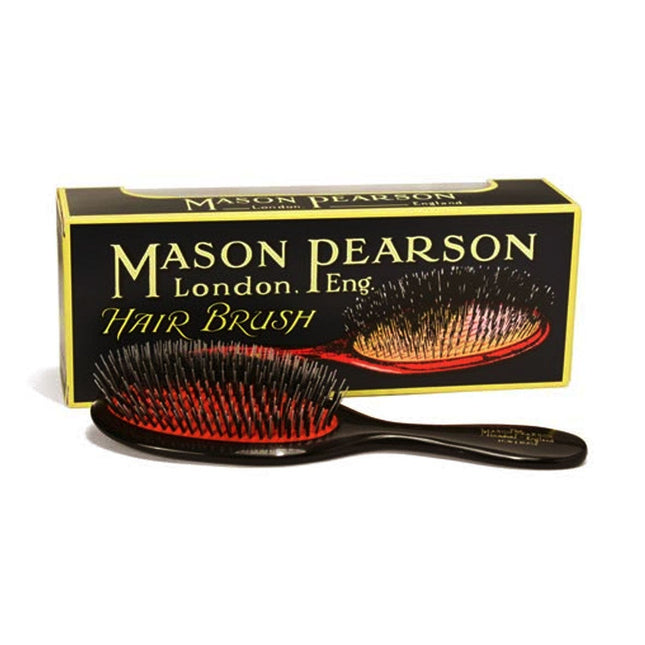 Mason Pearson Bristle & Nylon - Handy Dark Ruby/Black BN3 - shop.rawhair