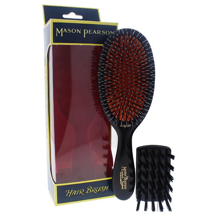 Mason Pearson Bristle & Nylon - Junior BN2 - Dark Ruby - shop.rawhair