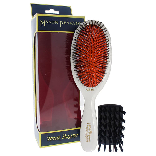Mason Pearson Bristle & Nylon - Junior BN2 - Ivory - shop.rawhair