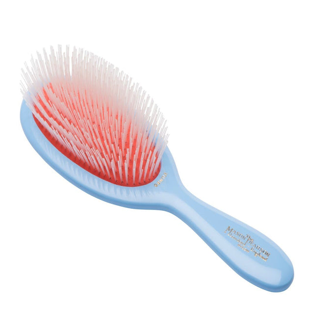 Mason Pearson Gentle Nylon Hair Brush - NG2 - Blue - shop.rawhair
