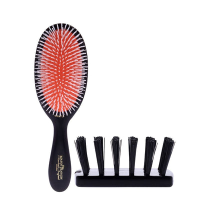 Mason Pearson Gentle Nylon Hair Brush - NG2 - Dark Ruby - shop.rawhair