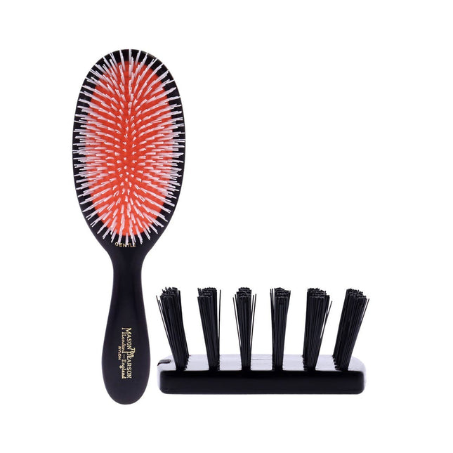 Mason Pearson Gentle Nylon Hair Brush - NG2 - Dark Ruby - shop.rawhair