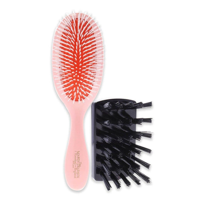 Mason Pearson Gentle Nylon Hair Brush - NG2 - Pink - shop.rawhair