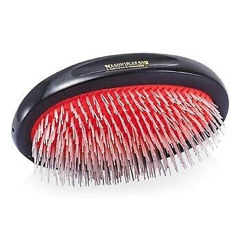 Mason Pearson - Nylon Universal Military Hair Brush Dark Ruby - NU2M - shop.rawhair