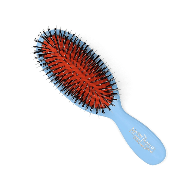 Mason Pearson Pocket Boar Bristle & Nylon - BLUE BN4 - shop.rawhair