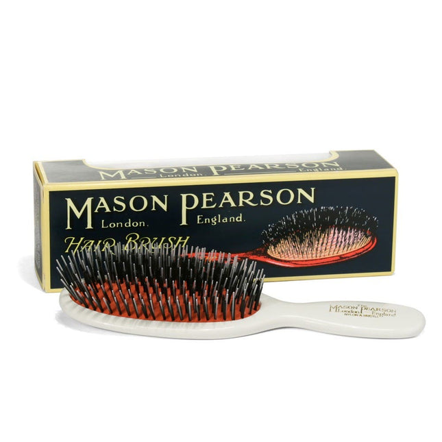 Mason Pearson Pocket Boar Bristle & Nylon - IVORY BN4 - shop.rawhair
