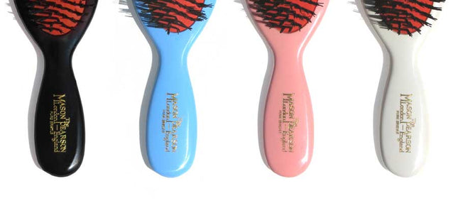 Mason Pearson Pocket Boar Bristle & Nylon - PINK BN4 - shop.rawhair