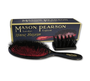 Mason Pearson Pure Boar Bristle - Large Extra B1 - Dark Ruby / Black - shop.rawhair