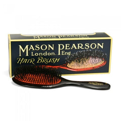 Mason Pearson Pure Boar Bristle - Pocket B4 Dark Ruby/Black B4 - shop.rawhair