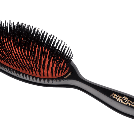 Mason Pearson Pure Boar Bristle - Small Extra B2 - Dark Ruby / Black - shop.rawhair